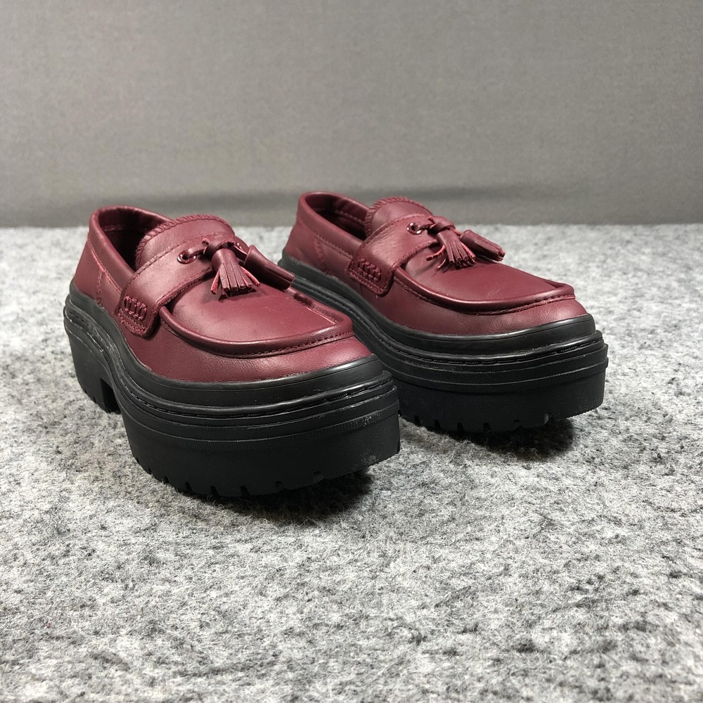 Converse Chuck Taylor All Star Lugged Heel Loafer Womens 7 Deep Bordeaux A14708C